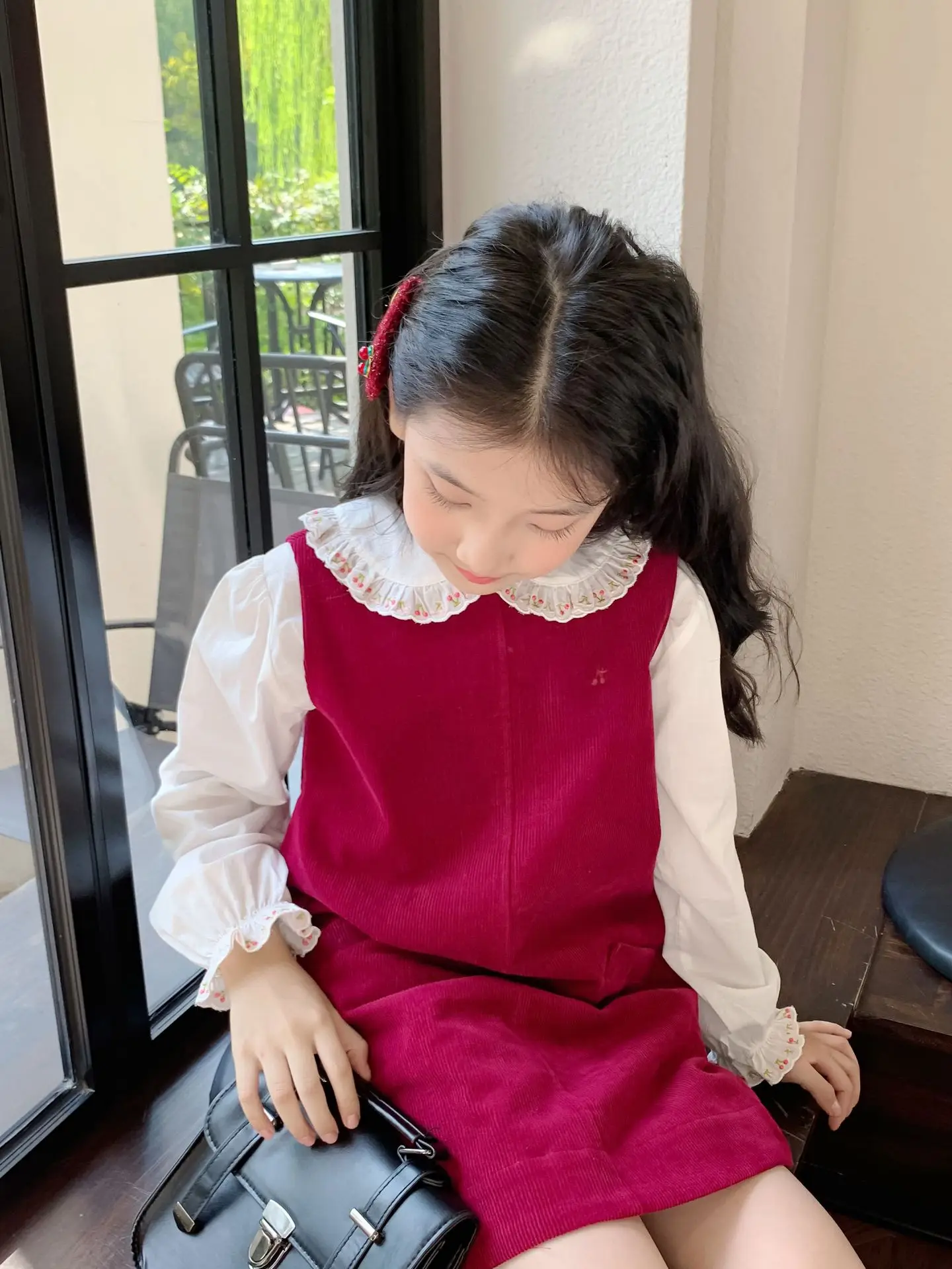 

Детское платье aw 25 bp для девочек, милый бархатный вельветовый жилет, платья принцессы