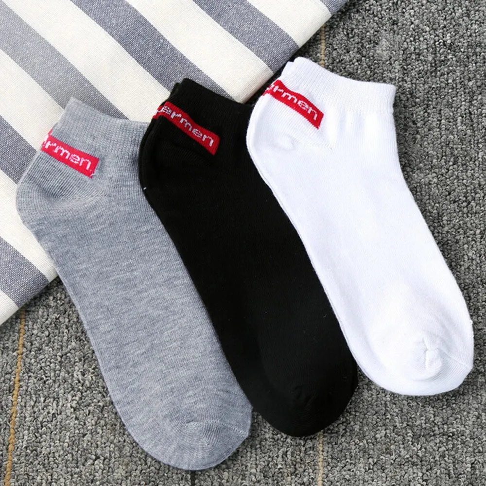 جوارب ماركة سوبرمان ‌   مزيج القطن الفاخر ‌ رمادي أسود أبيض طاقم الجوارب ‌   تتجه أسلوب الحد الأدنى ‌ أحذية قابلة للتنفس ‌