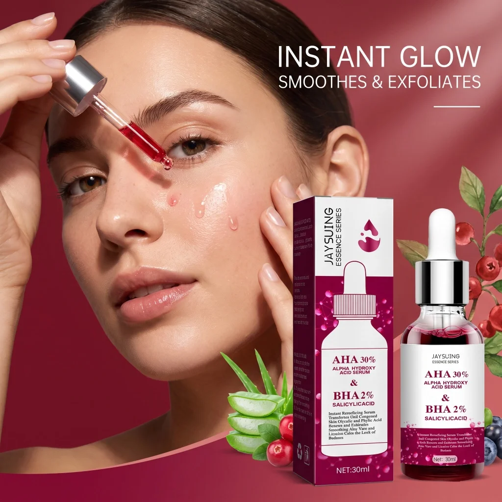 Korean Salicylic Fruit Acid Serum Minimize Pores Deep Hydration Nourish Skin Repair Brighten Dull Aging Facial Complexion
