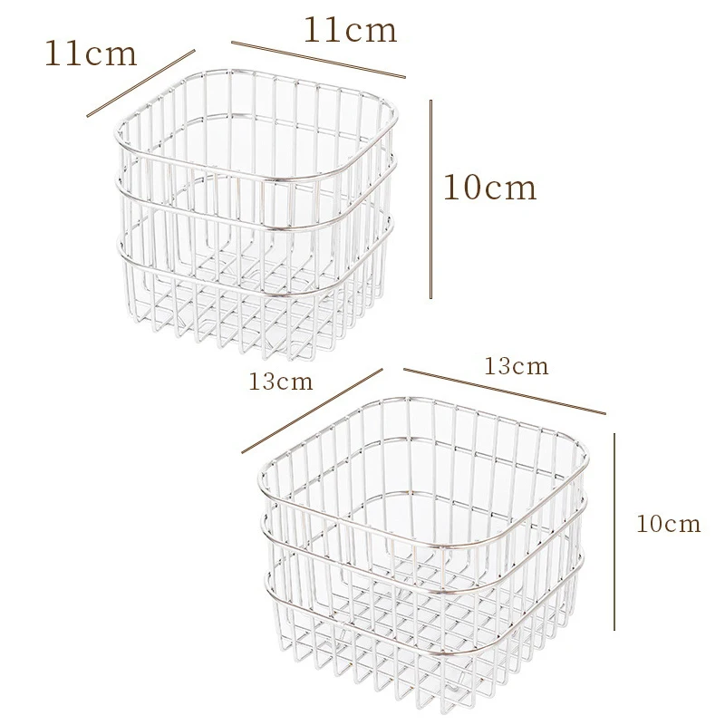 Fruit Drain Basket Kitchen Bar Stainless Steel Fruit Storage Basket Waterproof Fruit Vegetable Drainage Basket Kitchen Supplies