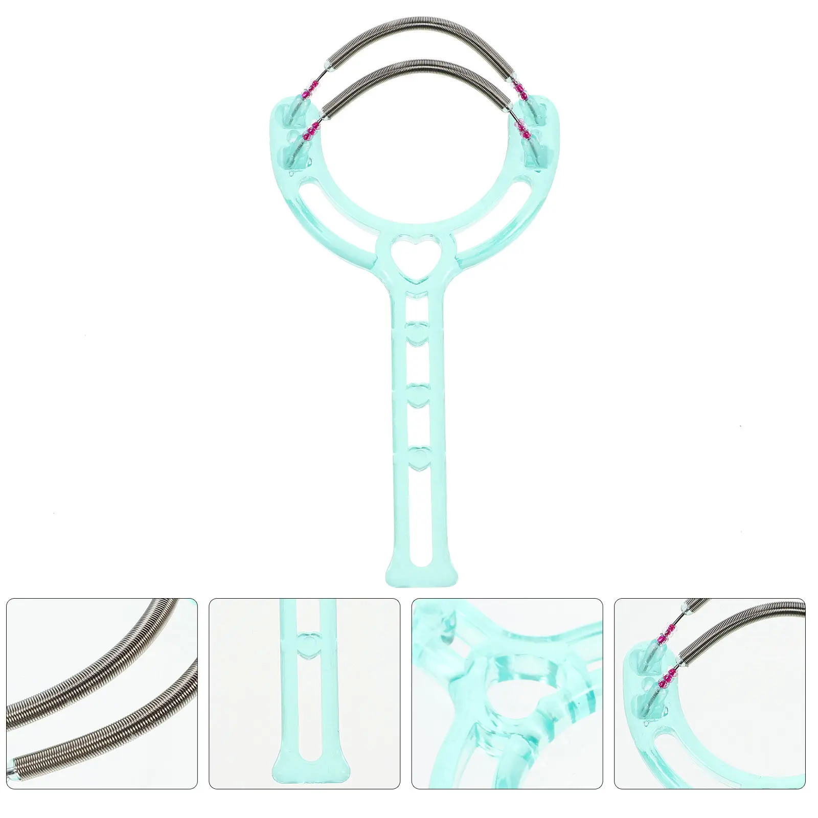 

Portable Facial Hair Remover Spring Epilator for Women Face Threading Tool Pain-Free Hair Removal Device Long-