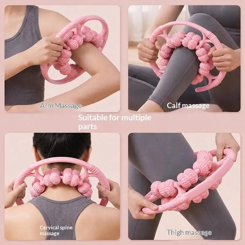 

32 Wheel Leg Massager Ring Leg Clamp Roller Leg And Calf Muscle Exercise Home Fitness Relaxation Leg Slimming Tool
