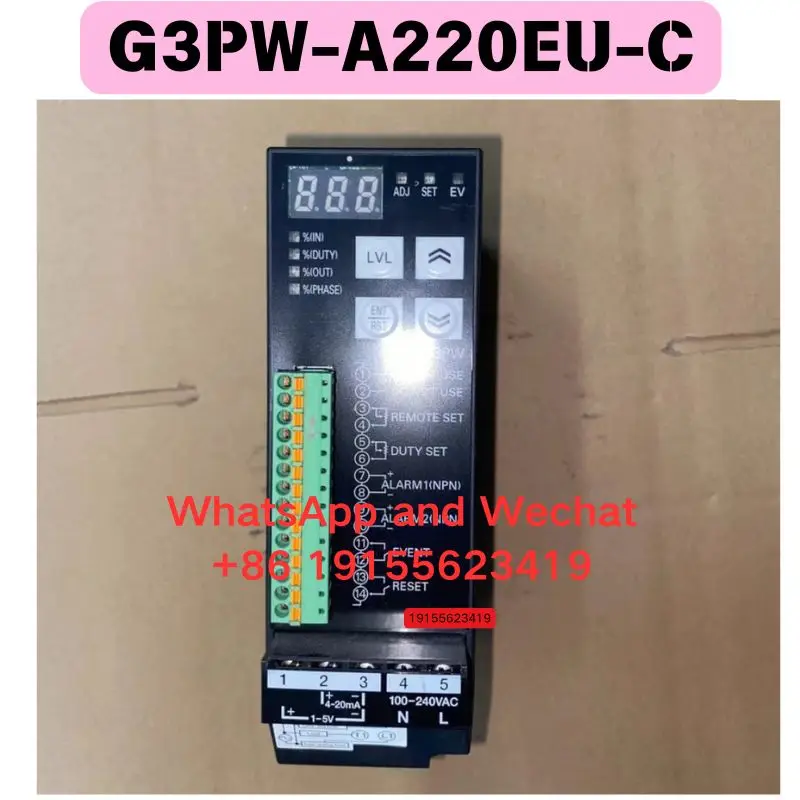Used G3PW-A220EU-C Single-phase power regulator Functional test OK Fast delivery