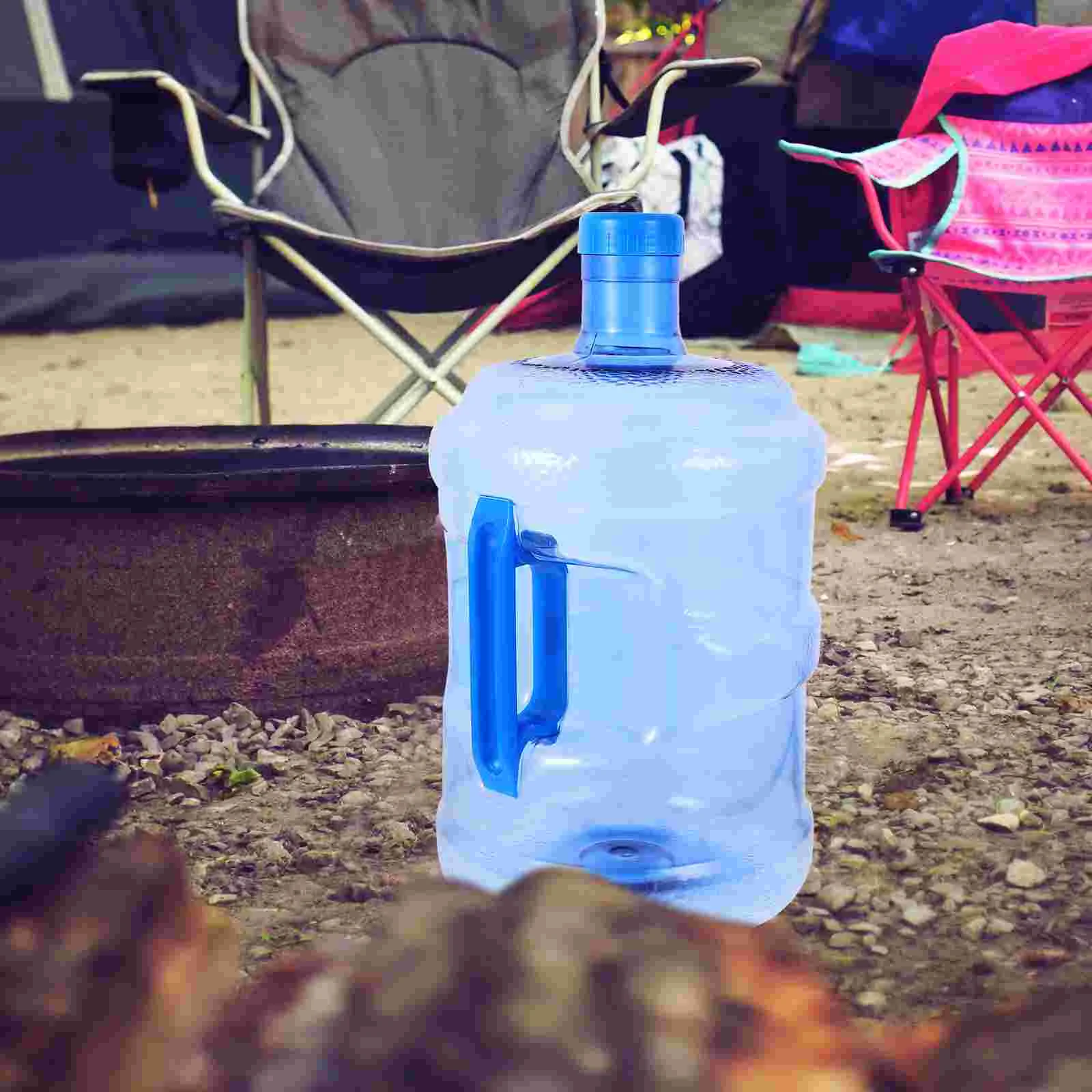 Portable Bucket Camping Hiking Water Container Pitcher with Lid Jugs Storage Carrier High Capacity Outdoor