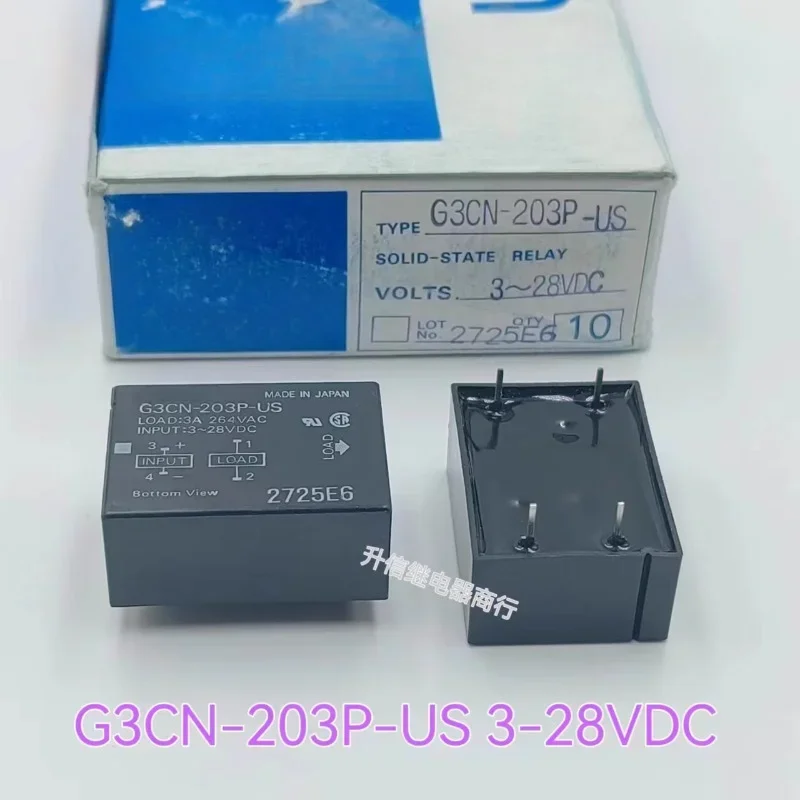 

（Brand New Original）1pcs/lot 100% original genuine relay:G3CN-203P-US 3-28VDC Solid-state relay 3A 264VAC 4pins