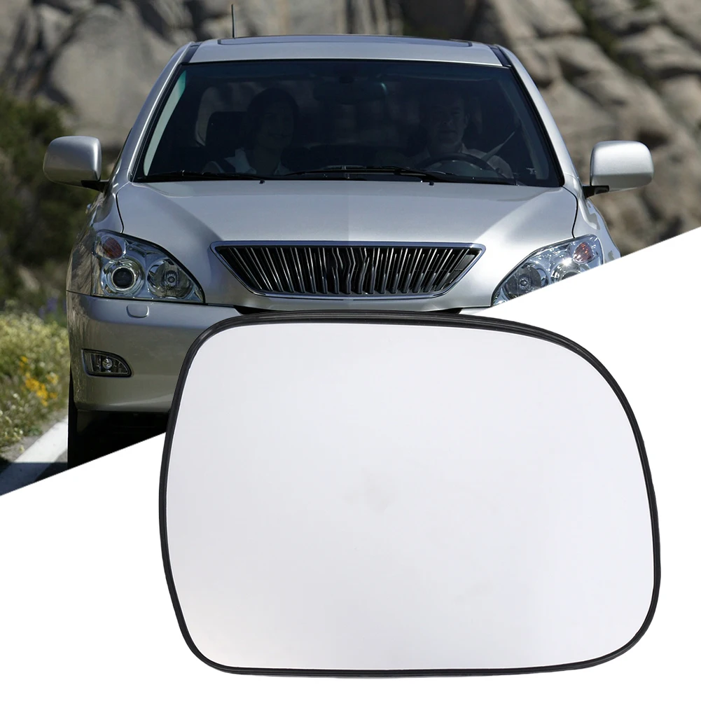 Left/Right Car Rearview Mirror Glass Heated Replace 87901-4806 87901-48040 for Lexus RX300 RX330 RX350 RX400h 03-08