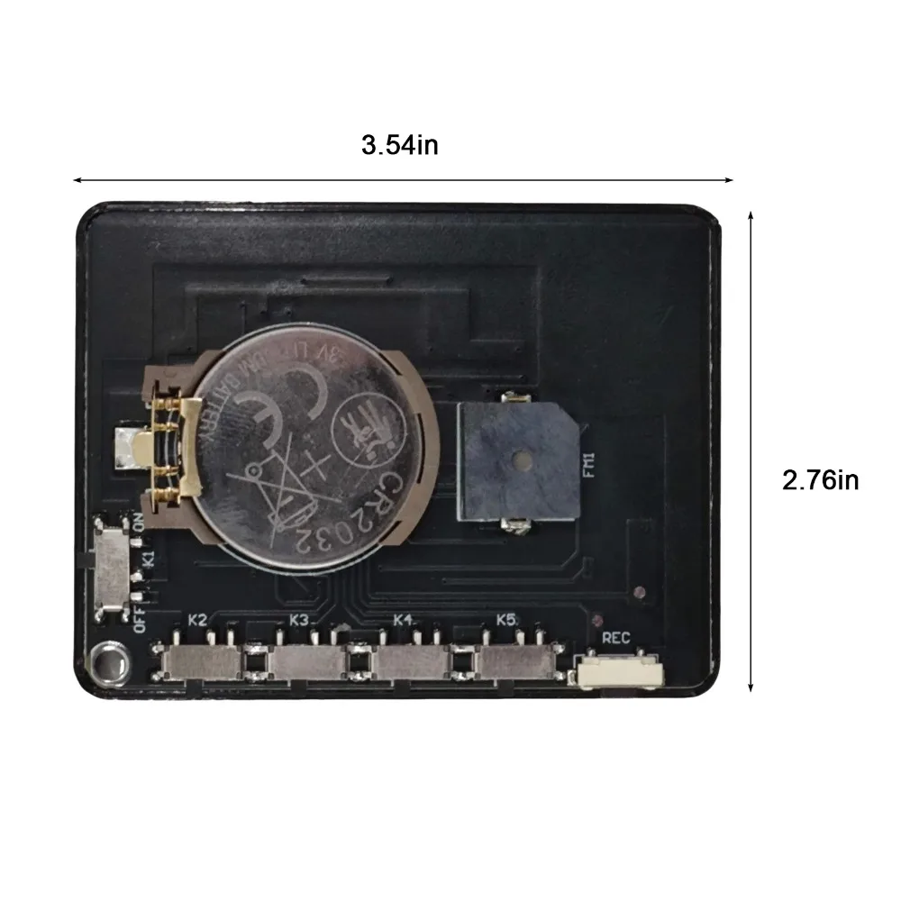 1-3PCS Morse Code Trainer Card Pro CW Practice Tool with Interactive LEDs Lightweight Portable PCB Electronic Learning Tool