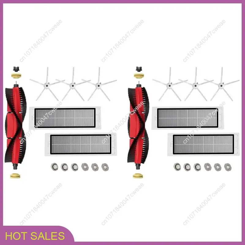 

2 Set For Xiaomi Roborock S5 Max S6 Max S6 Pure S6 Maxv S50 S51 S55 S60 S65 S5 S6 Main Side Brush HEPA Filter-A98U