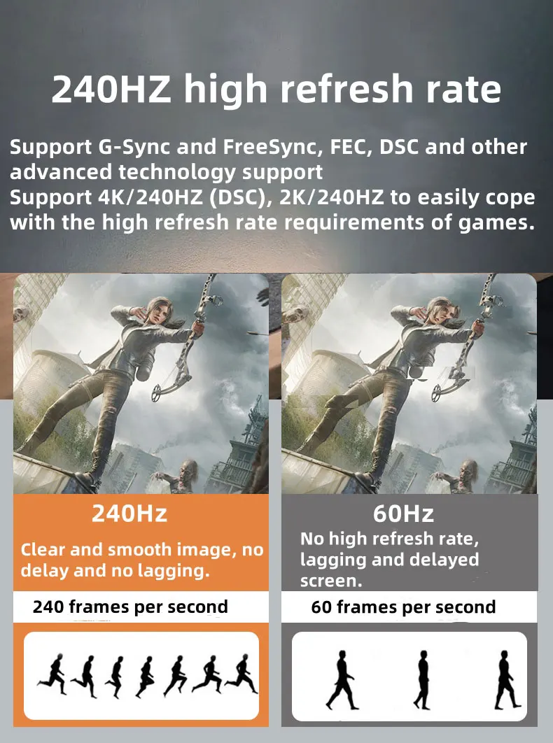 Displayport Cable 16K 8K Video Audio Cable for Xiaomi TV Box PC Laptop Monitor Video Game DP Cable DisplayPort Gaming Cable