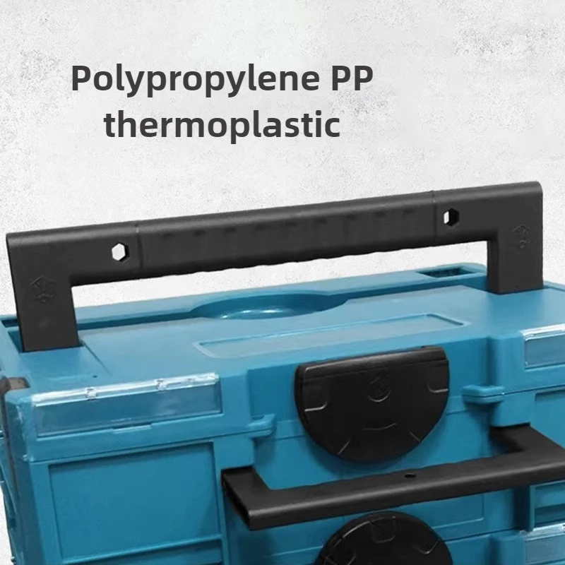 Stackable Toolbox Multifunction Parts Storage Box Professional Waterproof Car Mechanic Tool Storage Case Hardware Tool Organizer