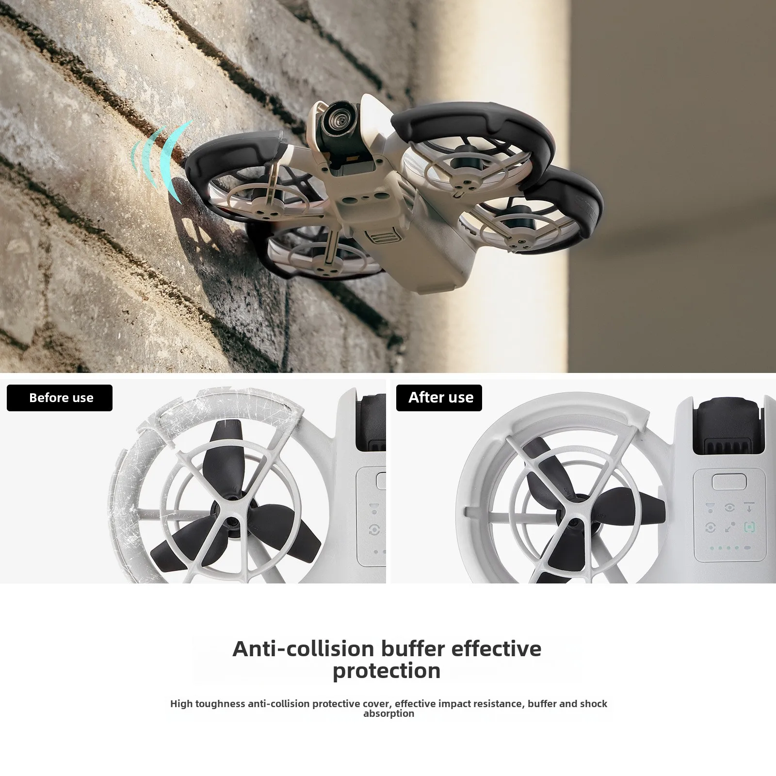 DJI NEO Crash Ring Protective Cover Crash Strip Scratch Resistant Propeller Blade Insurance Accessories