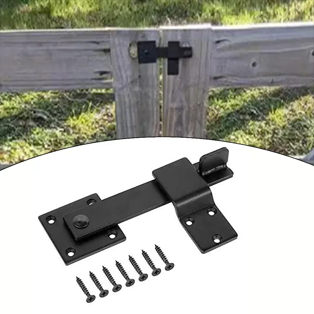 Vintage Flip Door Lock Latch Barn Door Latch Barn Door Carbon Steel Flip Fence Gate Latch Personal Privacy Protection