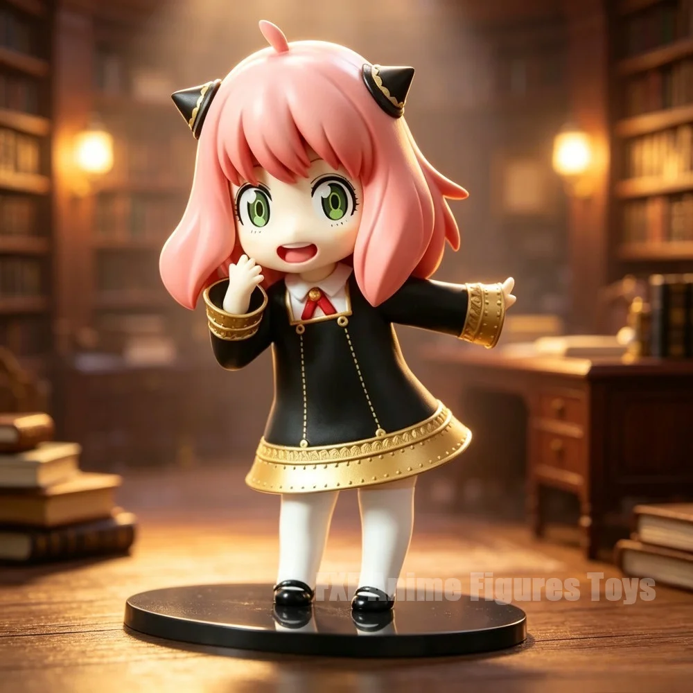 5,12 Zoll/13cm Anime SPY FAMILY Figur Anya Forger Actionfiguren PVC-Statue Desktop-Ornament Sammlermodell Spielzeug Geschenke