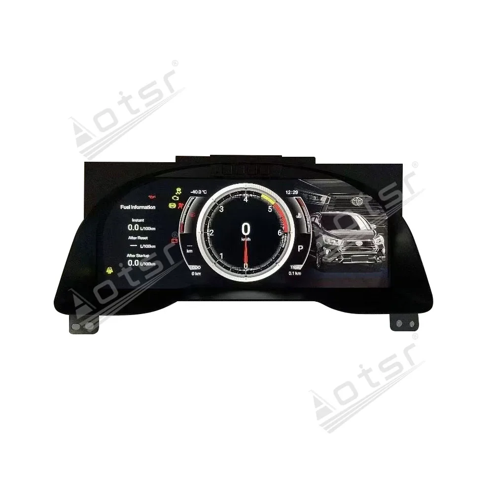 Newest Digital Cluster Odometer Screen for Toyota Innova LCD 2016-2022 - Utimedia Player Dashboard Speed Meter Car Accessories