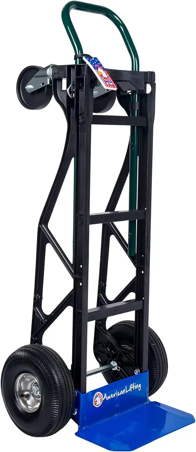 

American Lifting 700 lb Capacity Ultra Lightweight Super Strong Nylon Convertible Hand Truck & Dolly