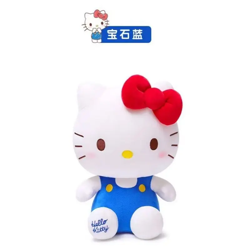 22CM Hello Kitty Plush Toys For Children  Cute Kt Cat Dolls Soft Sanrio Stuffed Toys Kawaii Christmas Day Gift For Girls Toy image 5