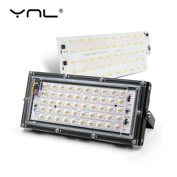 50W SMD 2835 Led çip 220V akıllı IC projektör açık uzun hizmet süresi DIY LED ampul lamba projektör spot aydınlatma çip