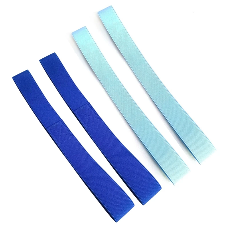 4Pack Towel Bands For Beach, Pool & Cruise Chairs The Towel Chair Clips Towel Holder Beach Towel Clips Blue&Sky Blue