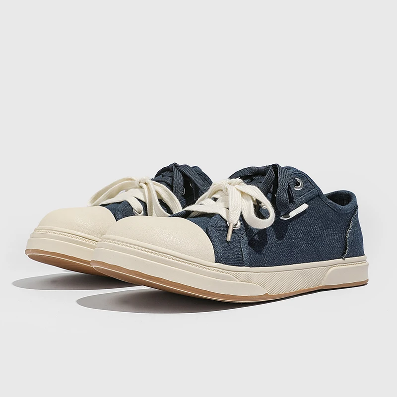 

Синие парусиновые туфли в уличном стиле, мужские и женские эспадрильи, дышащая повседневная мужская вулканизированная обувь, дизайнерские кроссовки на платформе унисекс