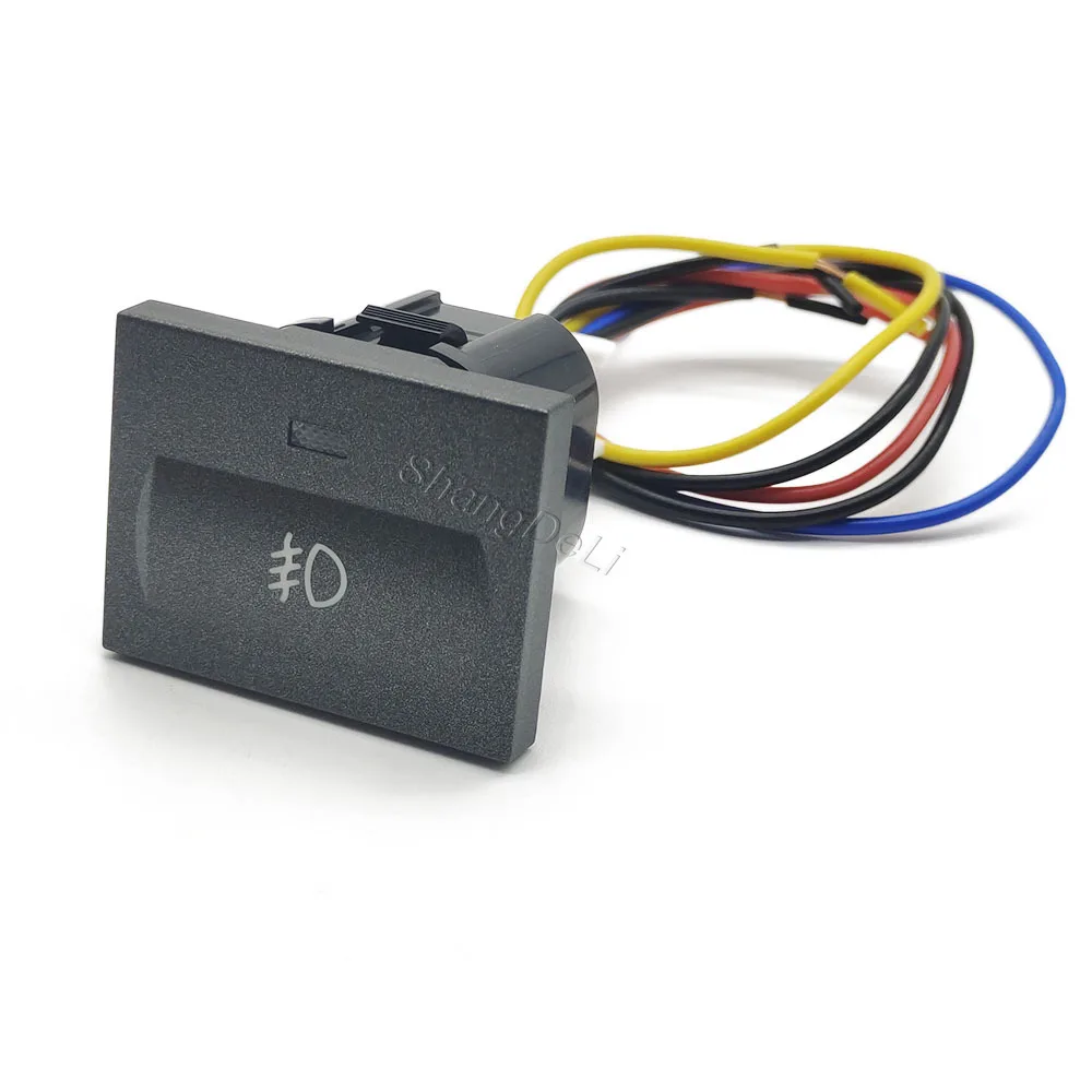 Car LED DRL Light Packing Radar Power on Off Camera Mirror Heating Exhaust Switch Button for Ford Focus 2 Mk2 2009 2010 2011