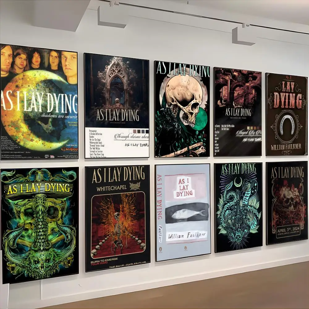 band metal A-As I Lay Dying Poster retro art restaurant bar decoration