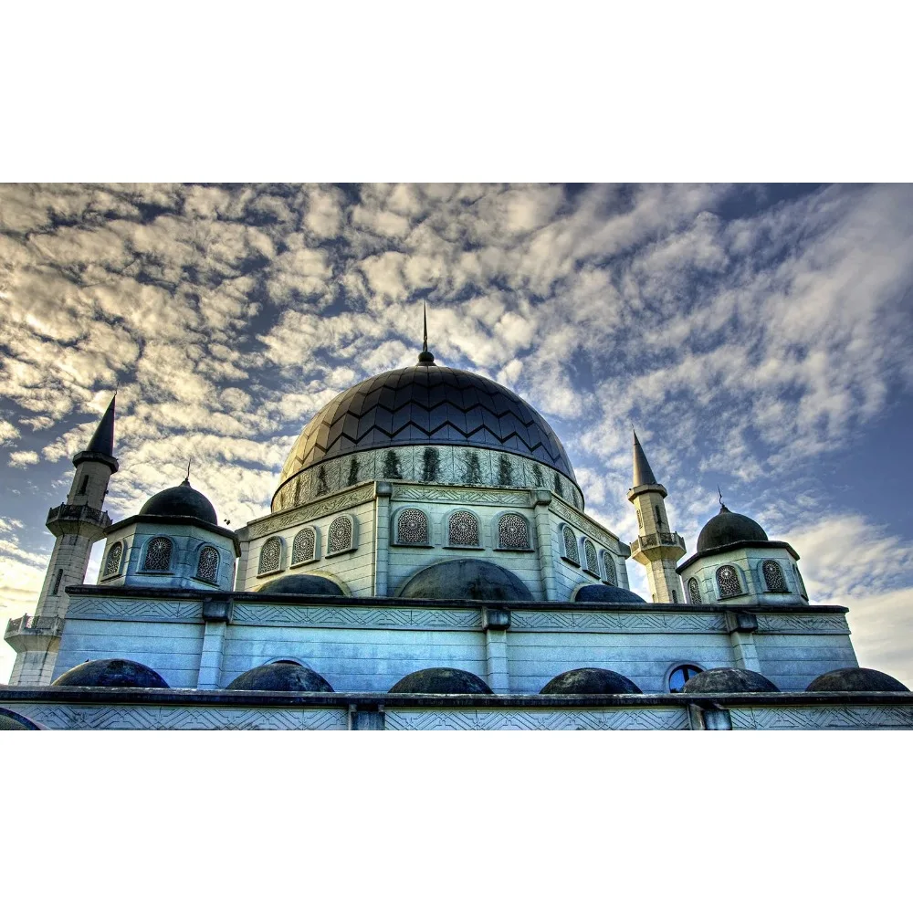 

1 Box of 500/1000/1200/2000PCS Puzzles for Adults Islamic he Mosque Jigsaw Puzzles Handmade Home Decoration Gift Frameless