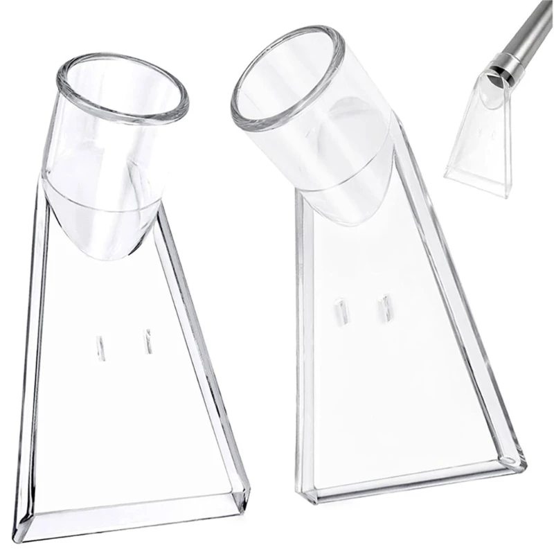 2 Buah Nozel Ekstraksi Kepala Gosok Plastik Tahan Lama Nozel Pelapis Portabel Perlengkapan Penyedot Debu untuk Vakum