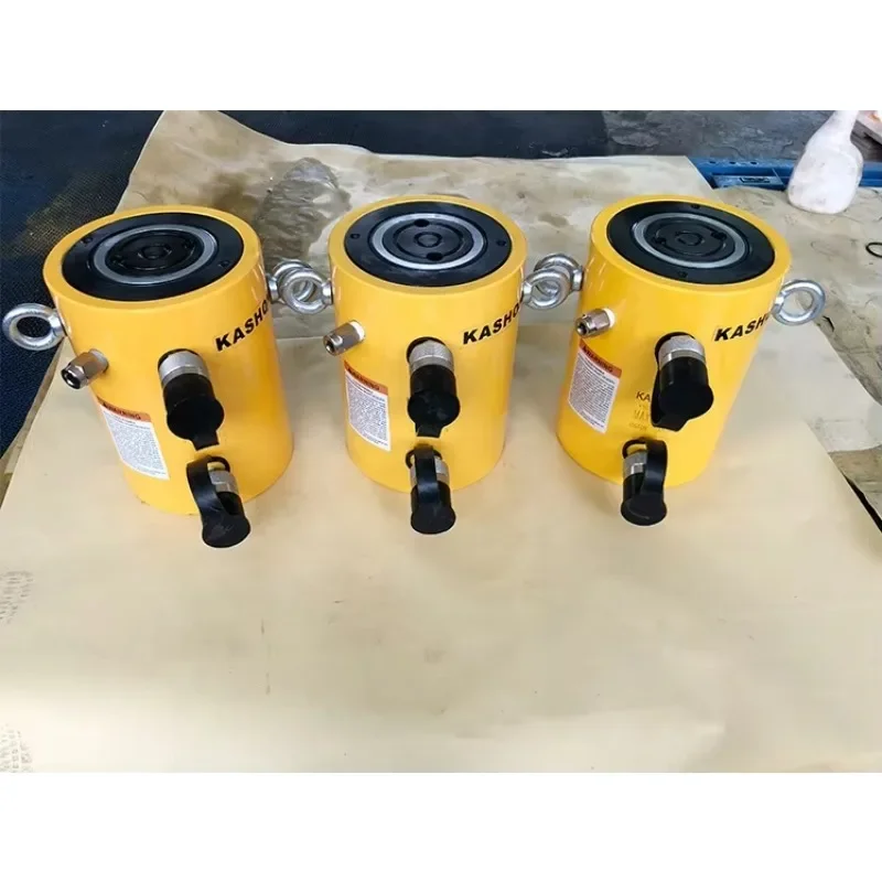 CLRG-1004 Martinetto idraulico a doppio effetto da 100 tonnellate con corsa da 100 mm da 10000 PSI