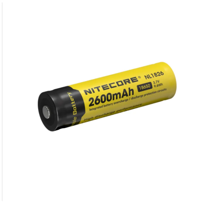 Nitecore NL1826 3.7V 2600mAh 18650  Rechargeable Li-ion battery