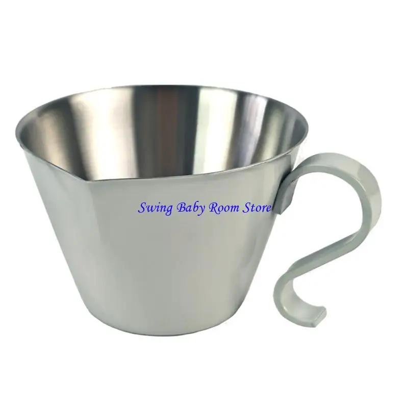 

K1AD Professional 100ML Stainless Steel Milk Frother Cup Portable Espresso Cup
