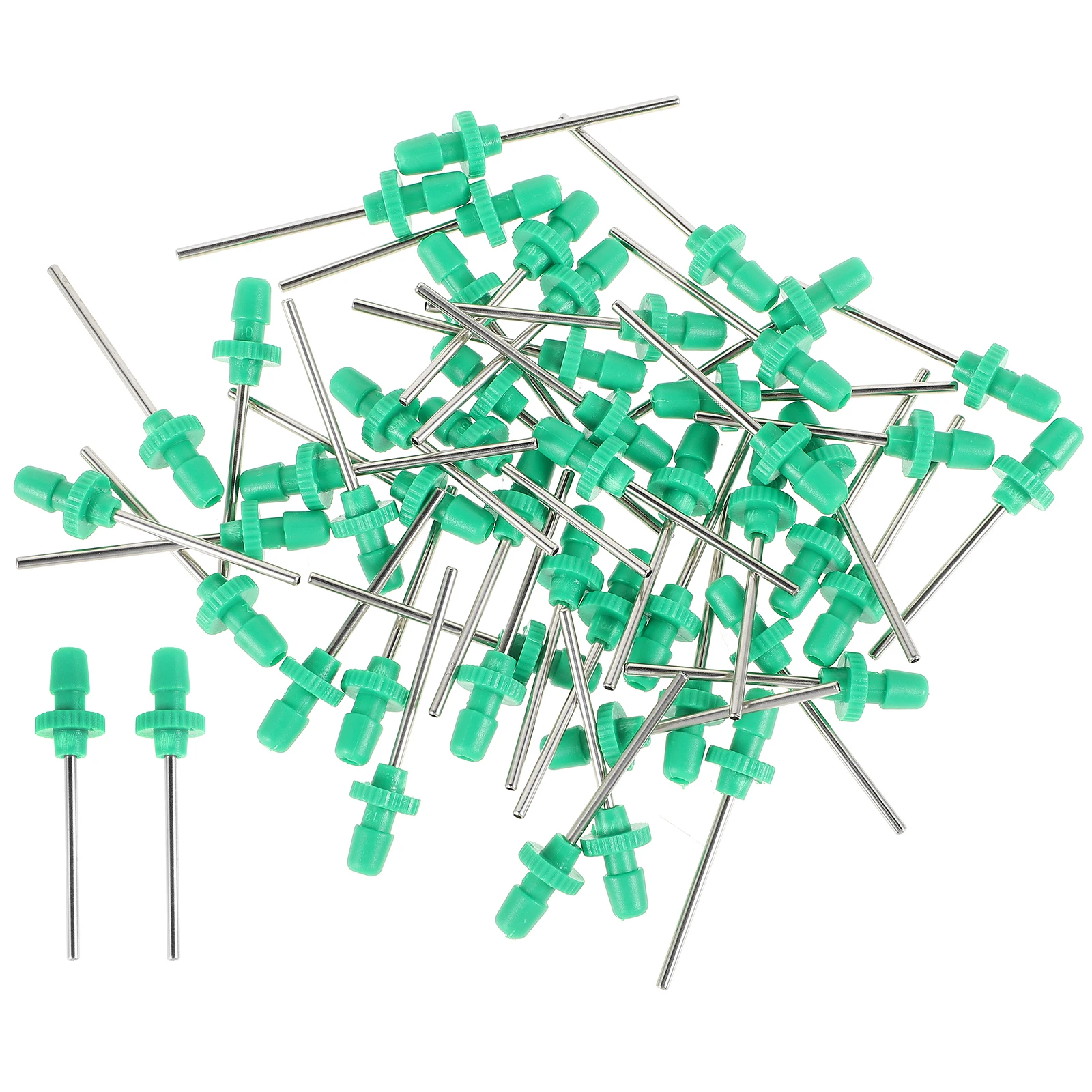 

100pcs Bicycle Pump Needles Ball Inflation Multi-function Portable Copper Tip Steel Needle Air Pumps Accessories Bike Riding
