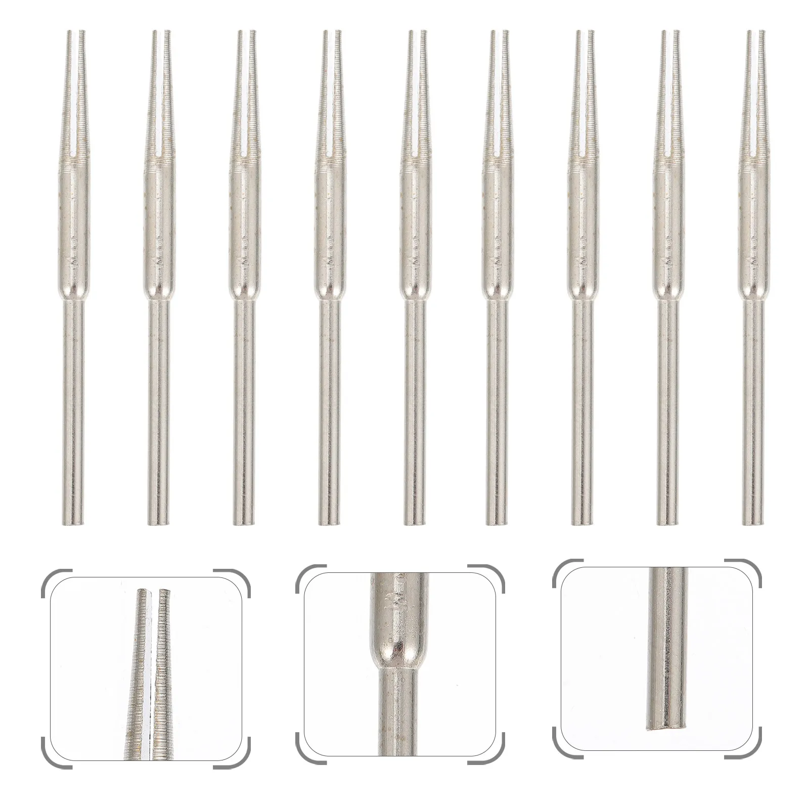 

20Pcs Sanding Paper Clamp Rod Replacement Iron Bars Durable Holder Clips for Sandpaper Polishing Tool 235mm Sandpaper Fixing Rod
