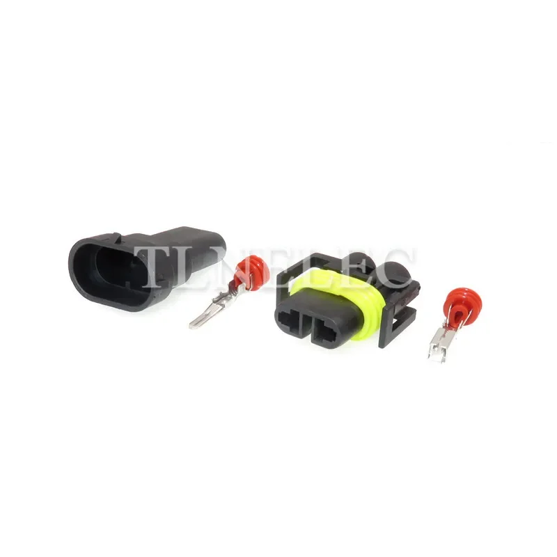 12124819 2 Pin Male Female Waterproof Fog Lamp Light Xenon Plug H8 H9 880 H11 Lamp Socket Connector