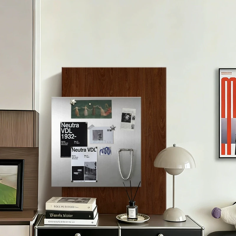 Bauhaus Entryway Decorative Plate Wall DIY Magnetic Hanging Picture Stainless Steel Decor Painting Living Room Arts Home Decor