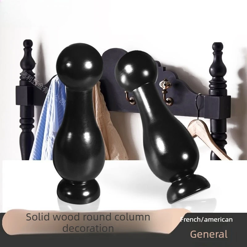 Nordic Solid Wood Bed Support Leg Minimalist Cabinet Frame Post Thick Single Bed Riser for Home Bedroom Furniture Replacement