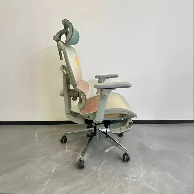 Office Ergonomics Chair Adjustable Armrests Headrest Lumbar Support Premium Executive Swivel Gaming Office Chair with Footrest