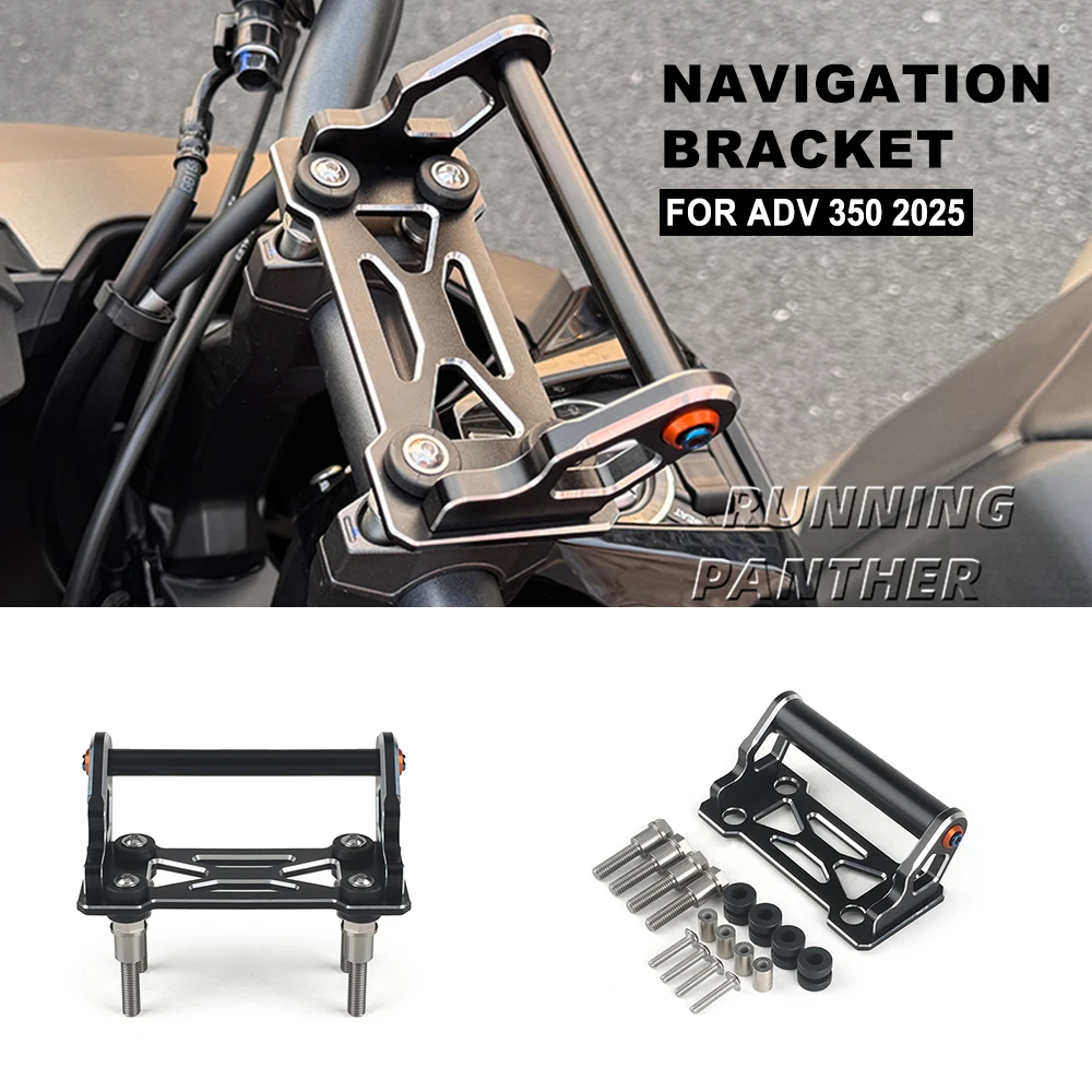 

FOR Honda ADV 350 ADV350 2025 12MM 22MM Navigation Bracket Motorcycle Navigator Phone Holder GPS Holder Bracket
