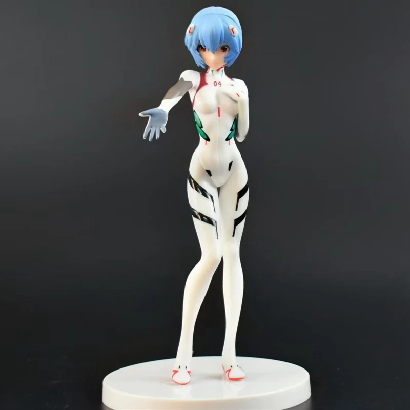 18cm Neon Genesis Evangelion Anime Figure EVA Short Hair Rei Ayanami Action Figure Asuka Figurine PVC Collection Model Doll Toys