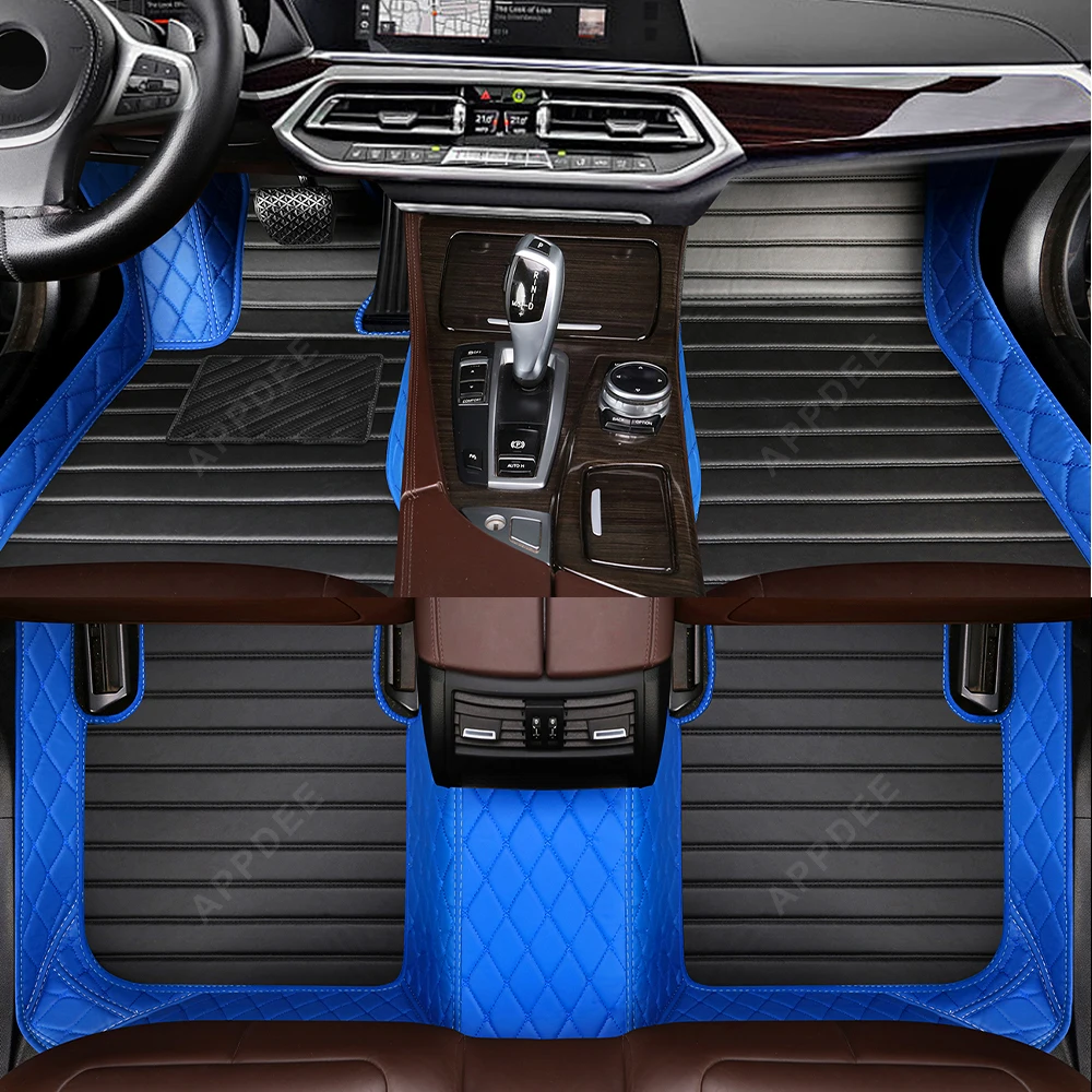 Car Floor Mats For Toyota Prius 2006 2007 2008 2009 2010 2011 Custom Auto Foot Pads Automobile Carpet Cover Interior Accessories