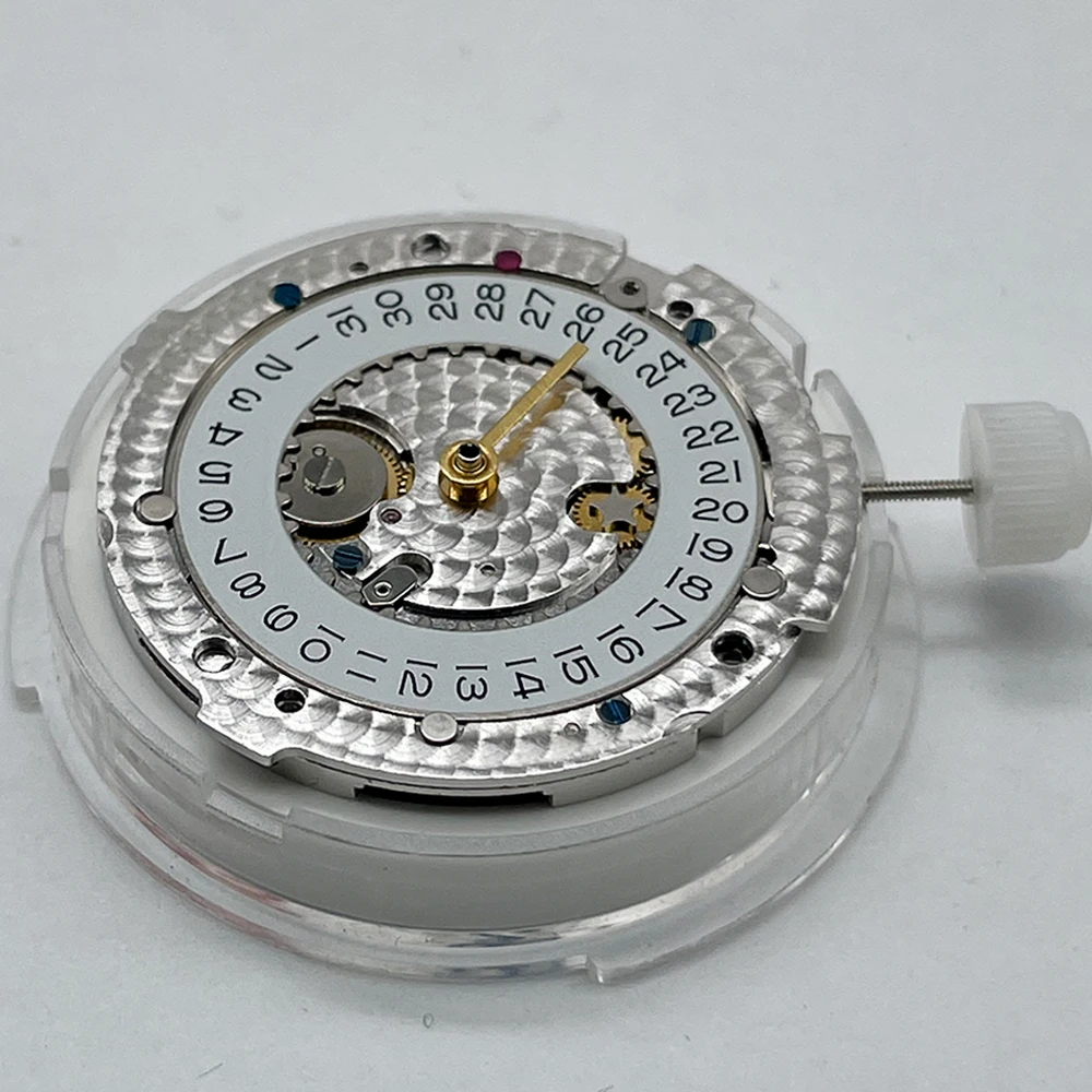 3235 Mechanical Movement Engraved automatic mechanical movement VR3235 blue balance wheel SUB/DJ movement