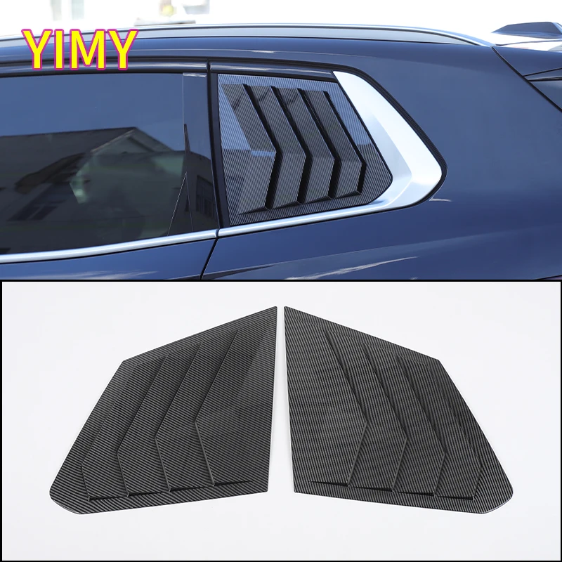 

2x ABS Plastic Rear Side Window Louver Air Vents Cover Spoiler Car Side Window Decoration Cover Suitable for BMW X3 G45 2024+