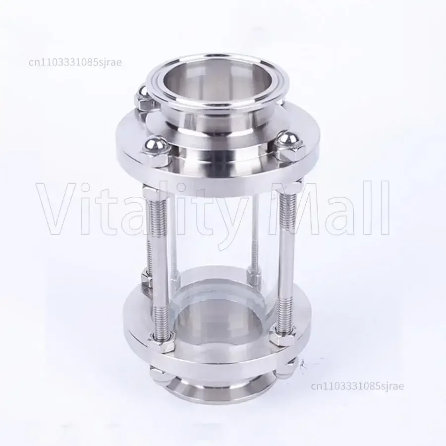 تخمير الديوبتر 2 "ثلاثي المشبك x 45 مللي متر 1-3/4" الأنابيب OD SUS 304 الفولاذ المقاوم للصدأ التدفق الصحي البصر الزجاج البيرة البيرة