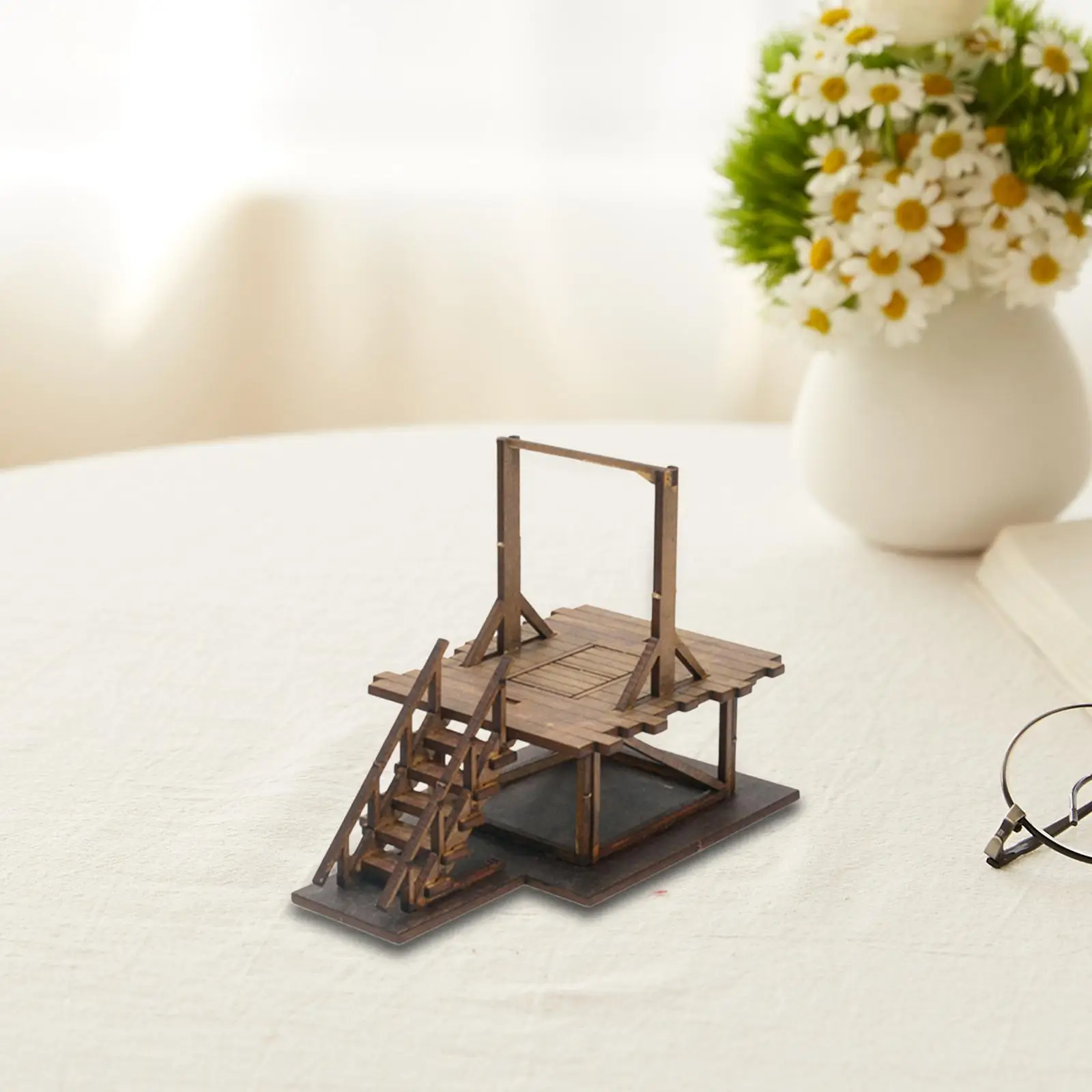 1/72 جالوز بناء أطقم منمذجة طاولة الرمل العمارة نموذج مصغر المشهد نموذج ثلاثية الأبعاد الألغاز الخشبية