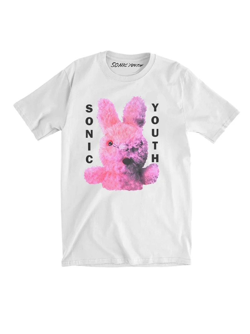 

Sonic Youth Dir Bunny Slim Fit Vintage T-irt Men's Street Punk Sle round Ne ort Sve Cotton Casual Top