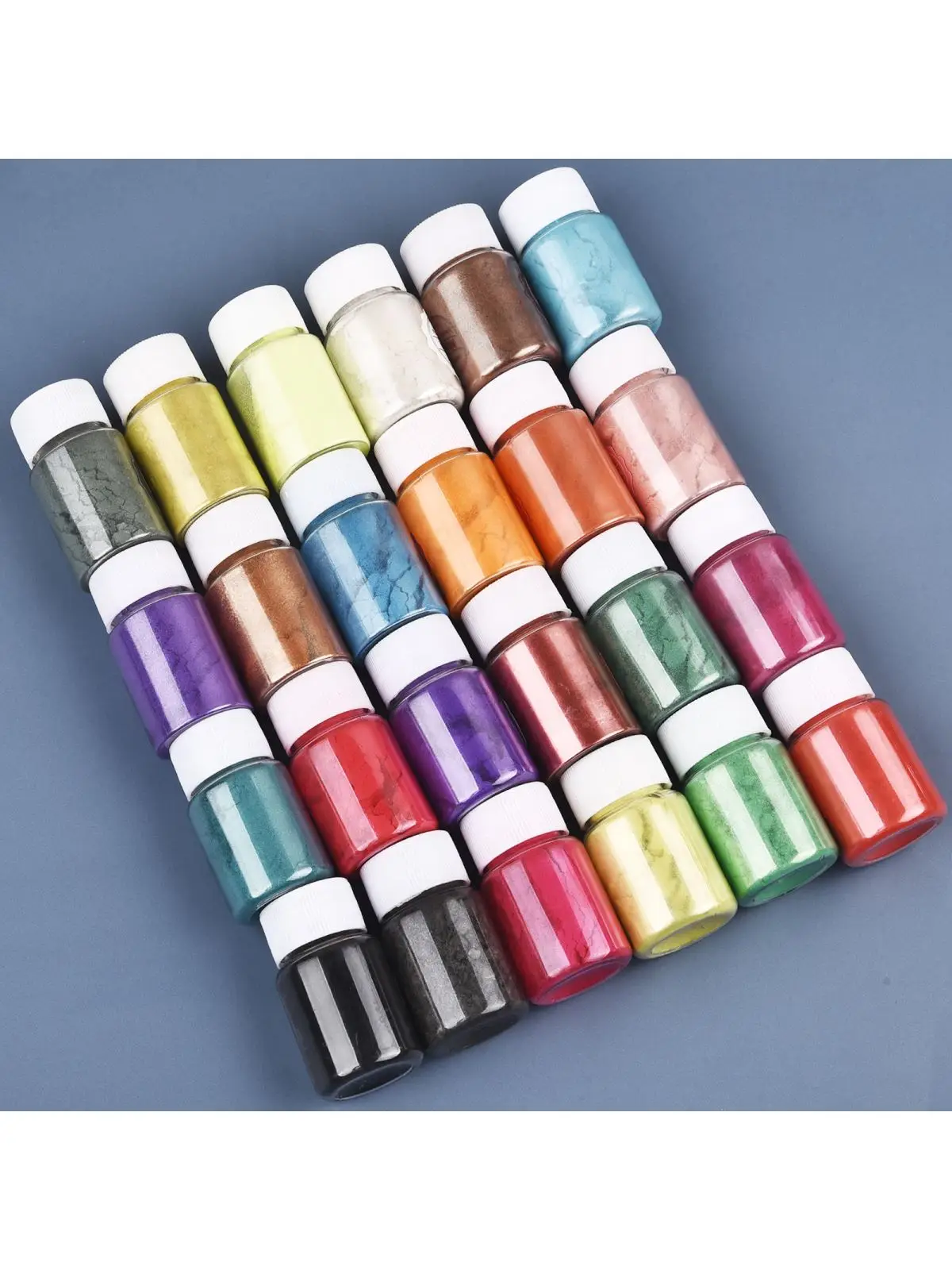 Mica Powder 24 Colors 10g Mirror Natural Mica Pearl Powder Dye Epoxy Resin Candle DIY Jewelry Making Crafts Pearl Powder Pigment — zdjęcie 2