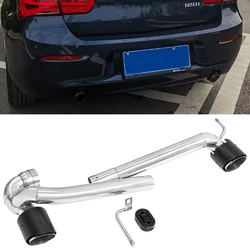Single Exhaust Tip For BMW F20 F21 116i 118i 120i 2013-2016 M Sport Up Dual Muffler Tip Stainless Steel Exhaust Pipe Car Exhaust