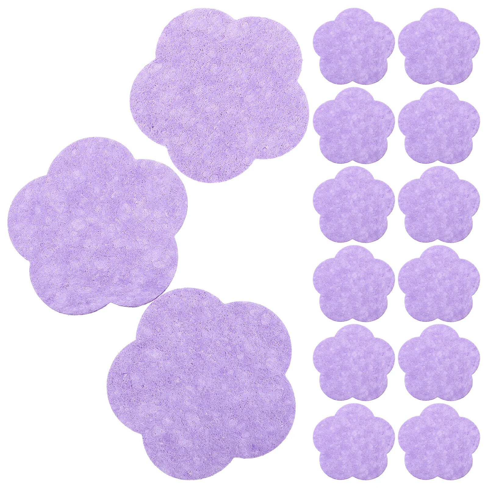 

50Pcs Facial Cleaning Sponges Compressed Soft Flower Shape Practical Face Wash Sponge for Daily Use Facial Sponges