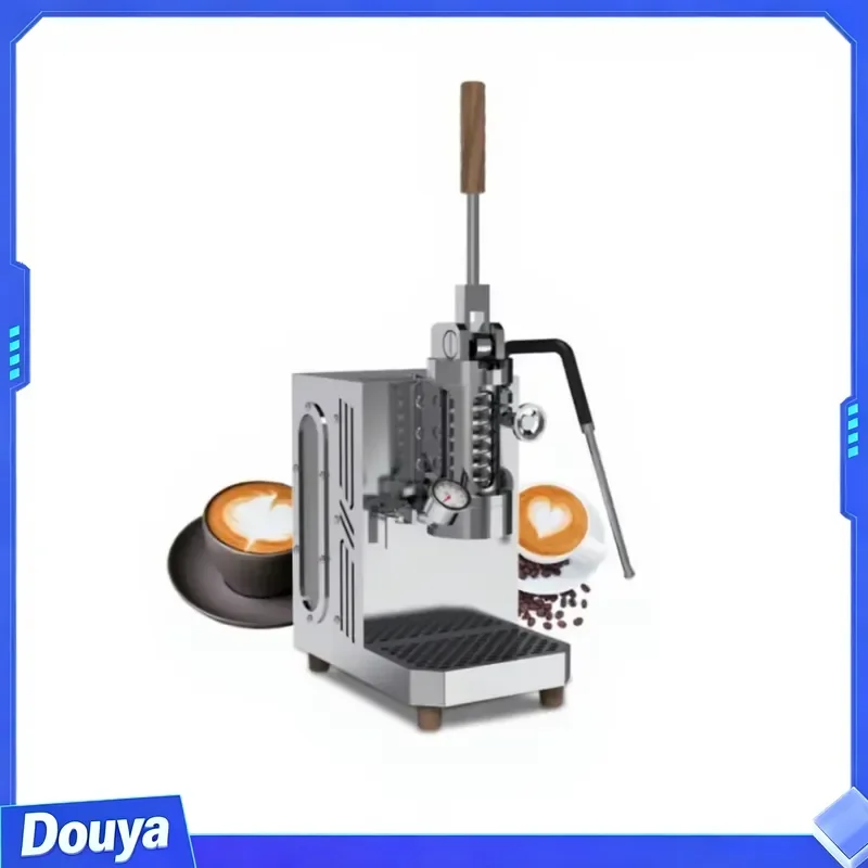 Built-in Spring 58mm Commercial Extraction Head Hand Pull Espresso Machine Manual Espresso Maker Variable Pressure Extraction