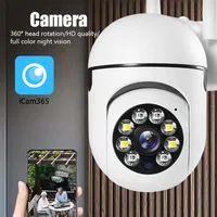 Cámara de vigilancia de seguridad inalámbrica iCam365 de 2MP, cámara IP Wifi de 1080P, seguimiento humano AI para exteriores, Audio bidireccional, cámara de Color nocturna