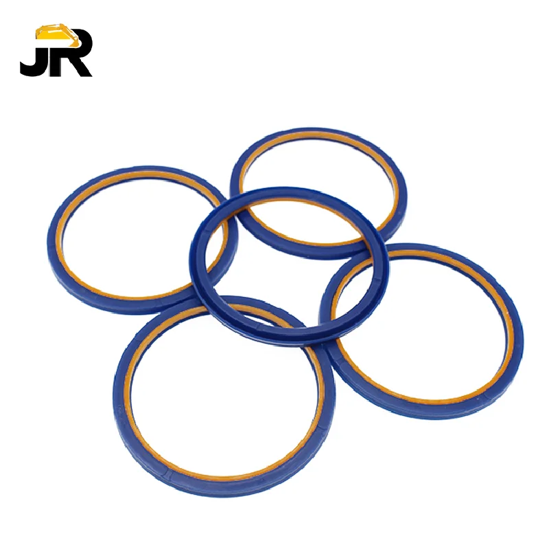 Hallite Genuine Single-Acting HBY Hydraulic Cylinder Rod Seal Buffer Ring H660 Ozone Resistance for Excavator